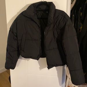 H&M Black short puffer